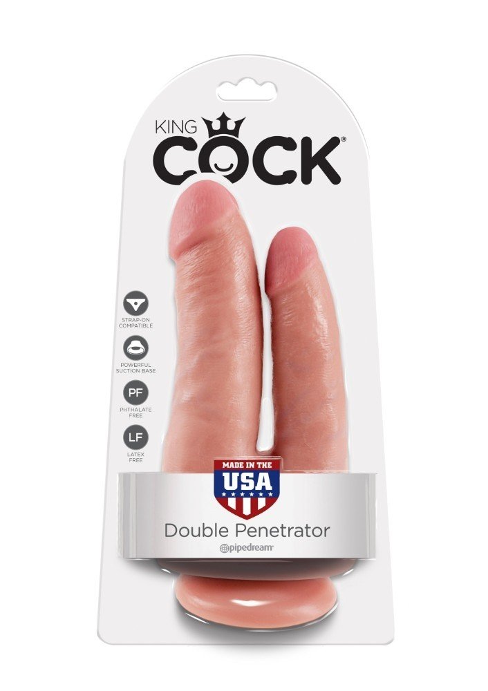 Pipedream Çift Başlı Realistik İkili Çatal Belden Bağlamalı Penis Dildo