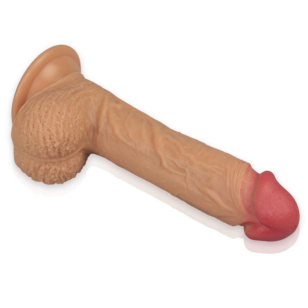 Lovetoy Nature Cock Serisi Özel Çift Katmanlı 21 Cm Ten Rengi Realistik Penis 