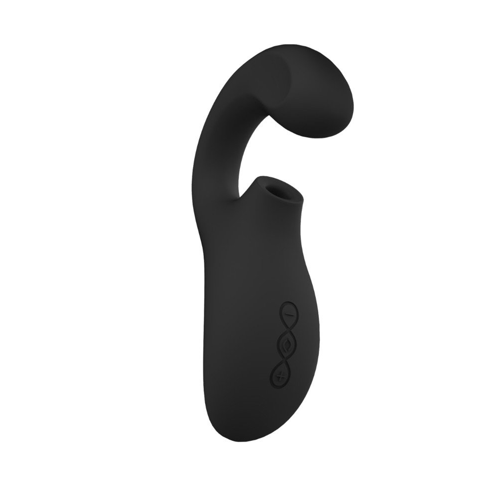 Lelo - Enigma Black Emiş Yapabilen Çift Etkili Ultra Lüks Siyah Masaj Aleti Vibratör