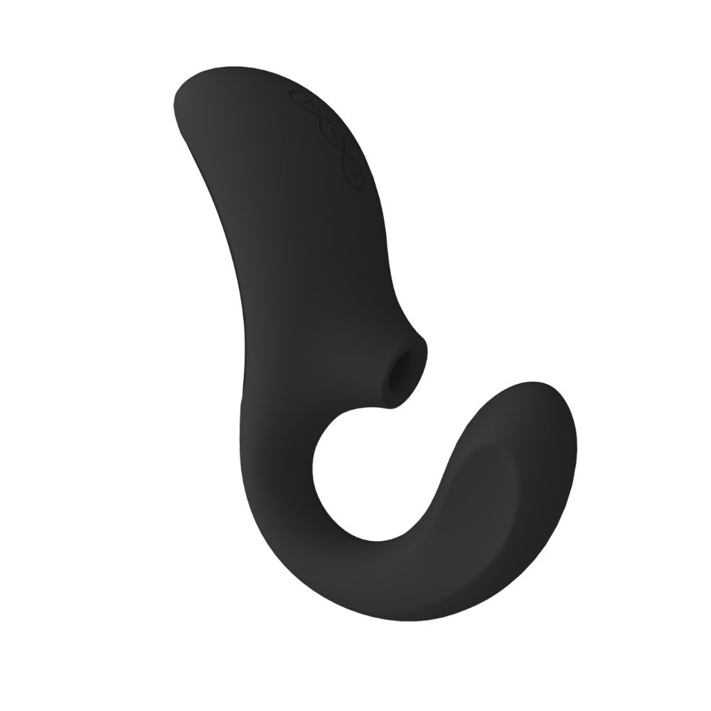 Lelo - Enigma Black Emiş Yapabilen Çift Etkili Ultra Lüks Siyah Masaj Aleti Vibratör