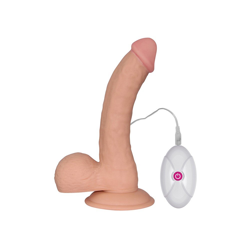 Lovetoy 20 Cm 10 Modlu Titreşimli Ultra Yumuşak Realistik Penis - LV1094