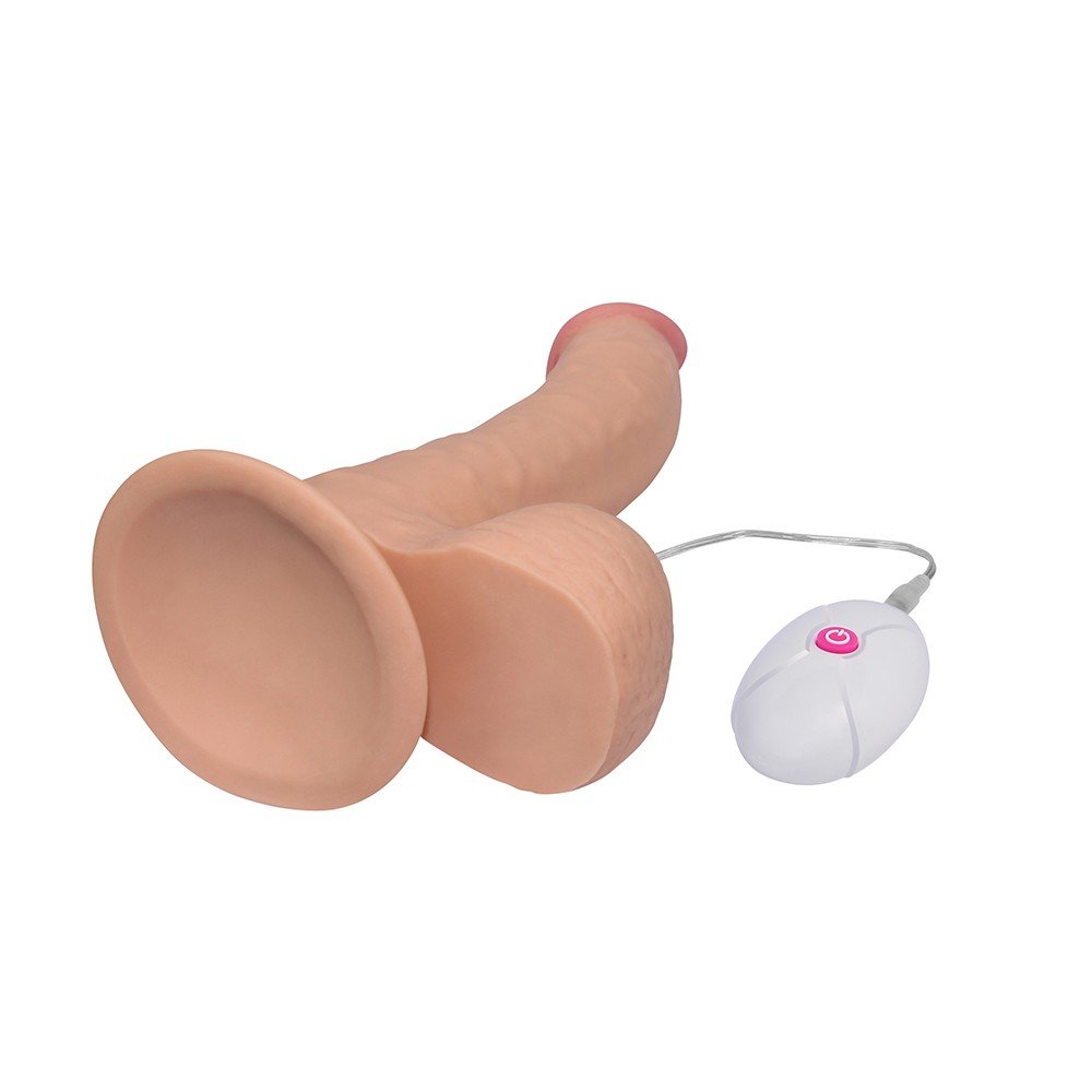 Lovetoy 20 Cm 10 Modlu Titreşimli Ultra Yumuşak Realistik Penis - LV1094