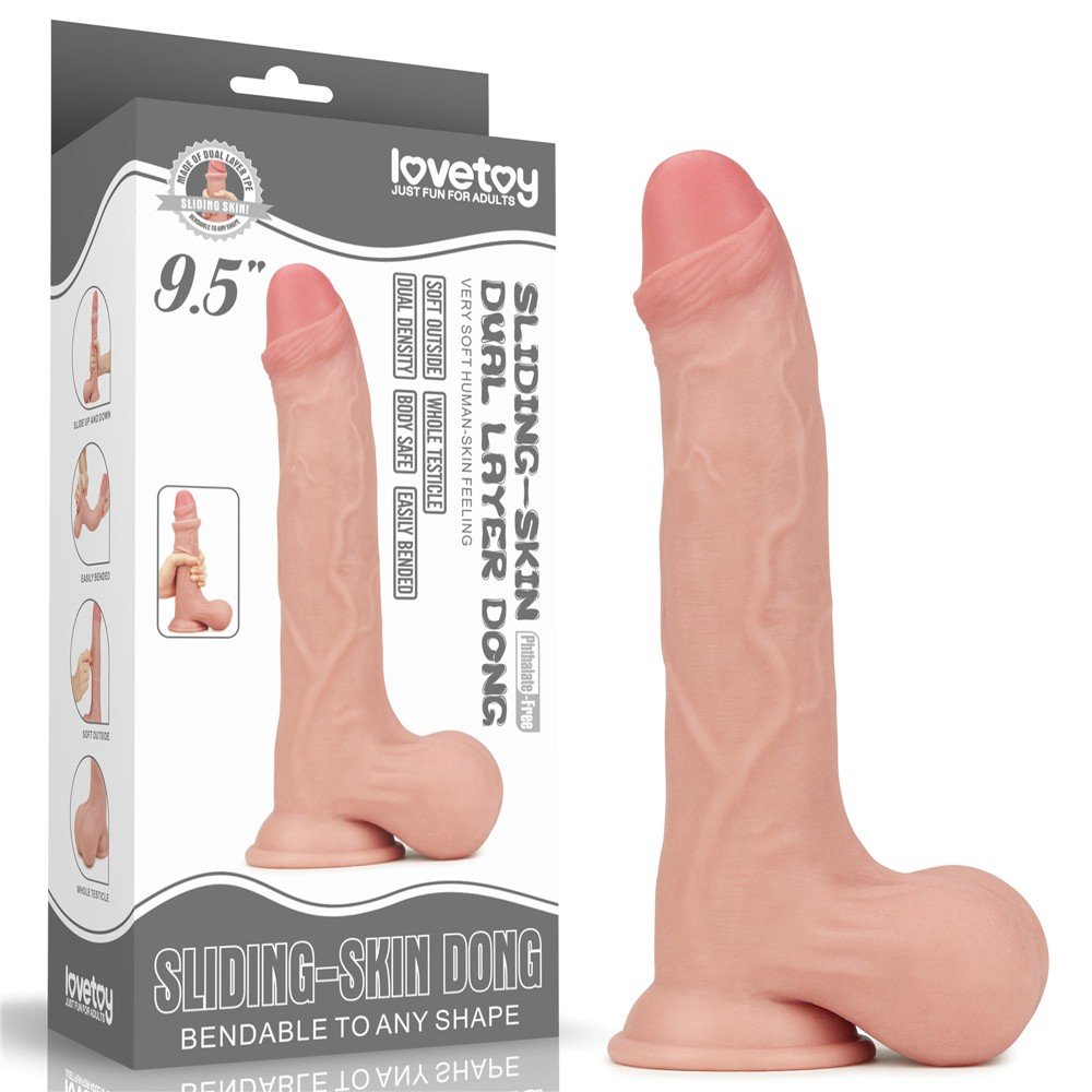 Lovetoy Hareketli Dış Yüzeyli Özel Seri Ultra Gerçekçi 25 Cm Realistik Penis-317007