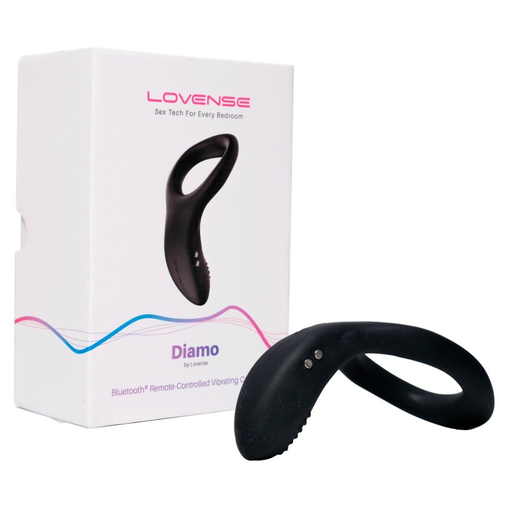 Lovense Diamo Akıllı Telefon Uyumlu Titreşimli Penis Halkası
