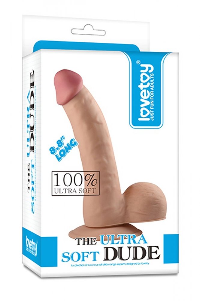 Lovetoy Yeni Nesil Ultra Yumuşak Özel Dokulu 20 Cm Kemerli  Realistik Penis-1082