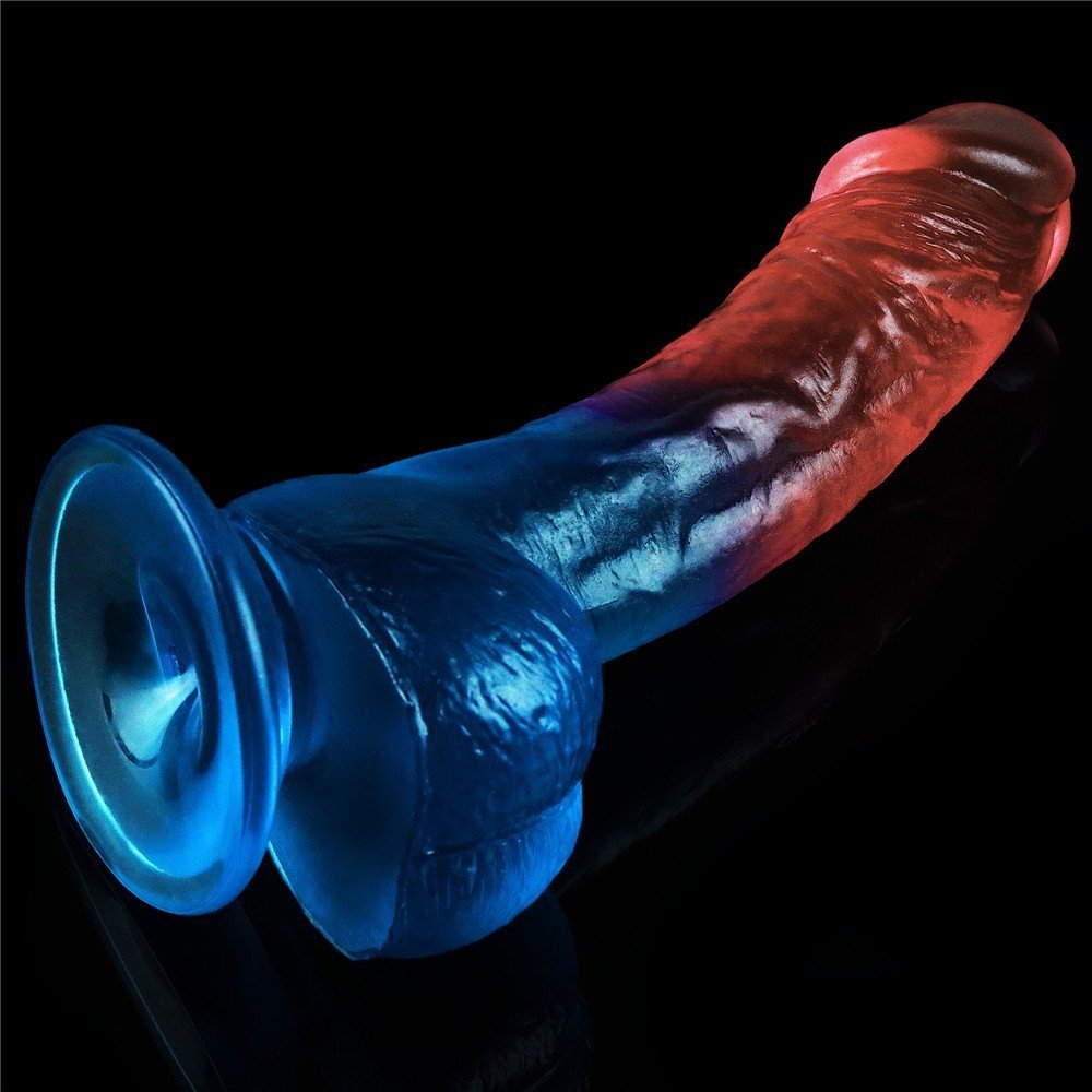 Lovetoy Renkli 20 Cm Ultra Yumuşak Jel Dokulu Kemerli Strap On Dildo