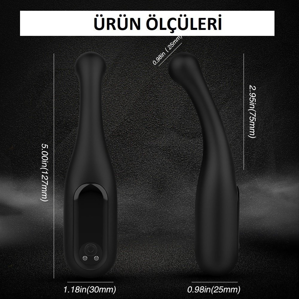 Lumino Güçlü Titreşimli Fosforlu Çift Halkalı Penis Halkası