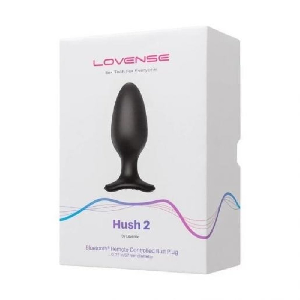 Lovense Hush 2 Akıllı Telefon Kontrollü 2.25 İnch Anal Plug