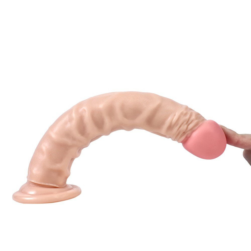 Dildo Series Luxman 24 Cm Bükülebilir Esnek Belden Bağlamalı Kemerli Penis