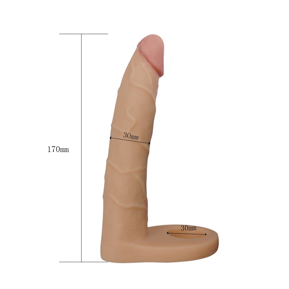 Lovetoy The Ultra Soft Double Ultra Yumuşak Anal 18 CM Protez Penis Çift Yönlü İlişki