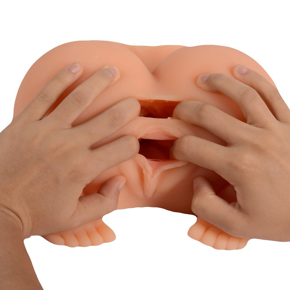 Buttock 2 İşlevli Kullanılabilen Vajina Mastürbatör 