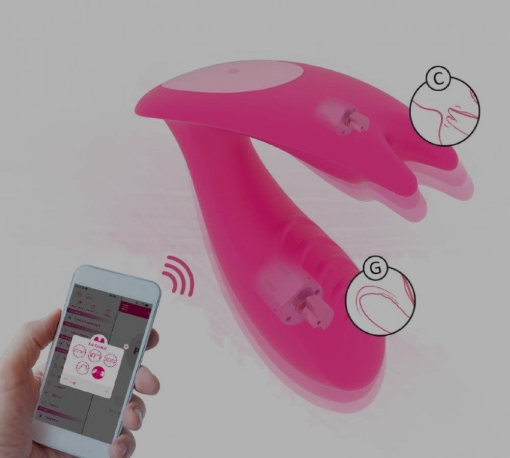 Magic Motion Eidolon Akıllı Telefon Kontrol G-Bölgesi ve Klitoris Uyarıcı Giyilebilen Vibratör