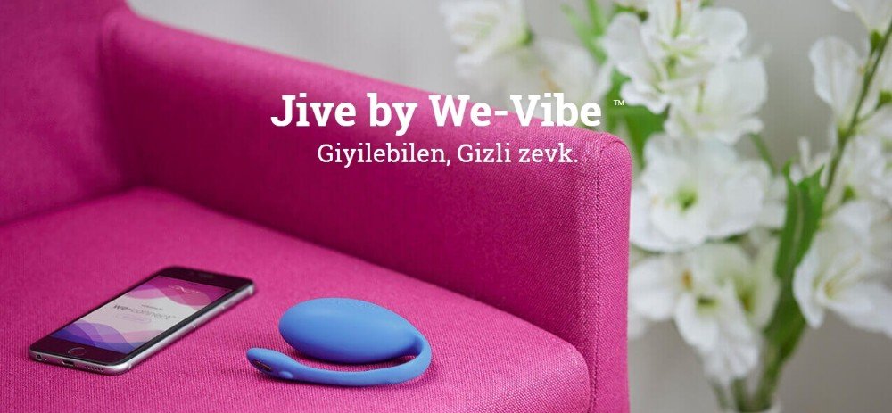 We-Vibe Jive Giyebilir Uygulama İle Heryerden Kontrol Edilebilen Titreşim Vibratör