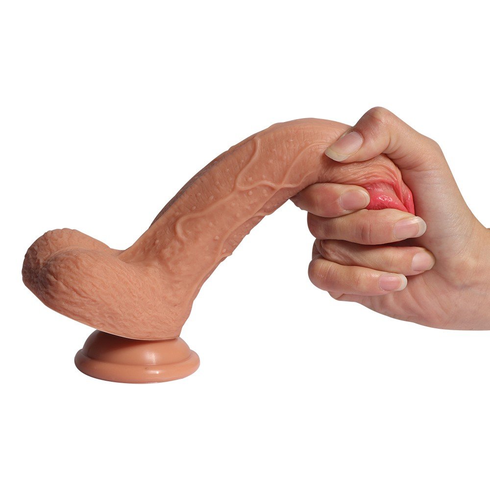 Little Dean 20 cm Çift Katman Ekstra Yumuşak Realistik Penis