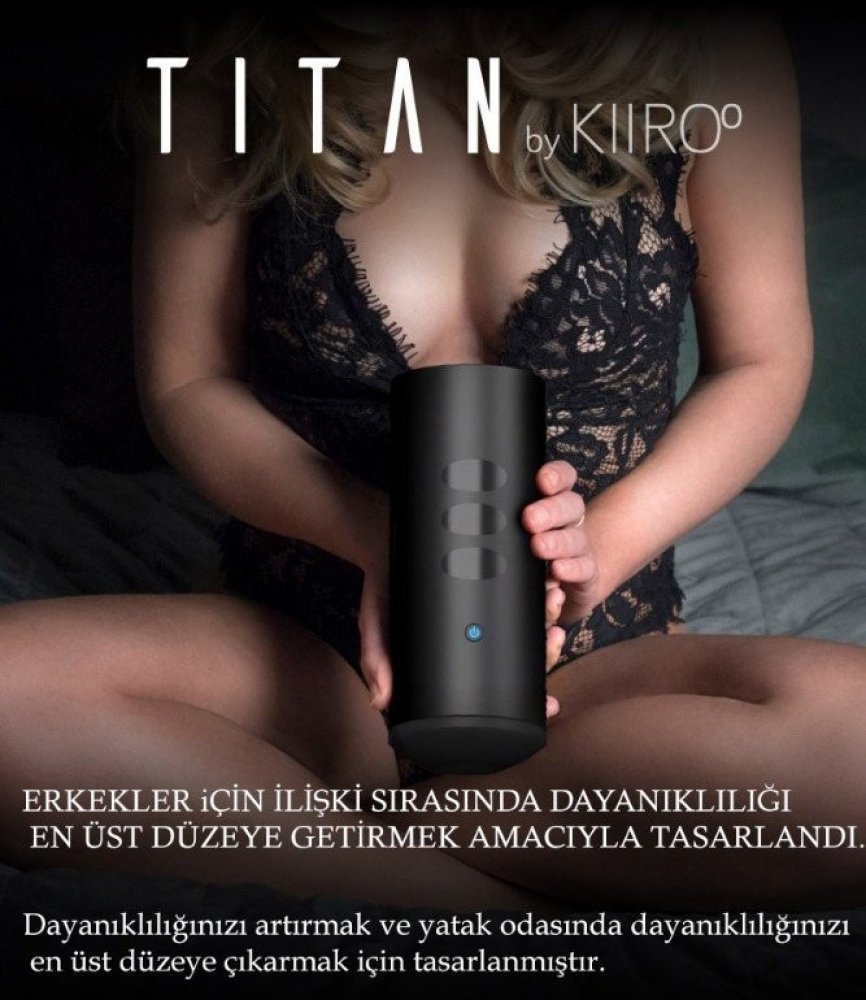 Kiiroo Titan İnteraktiv Uygulamalı Lüks Akıllı Otomatik Mastürbatör