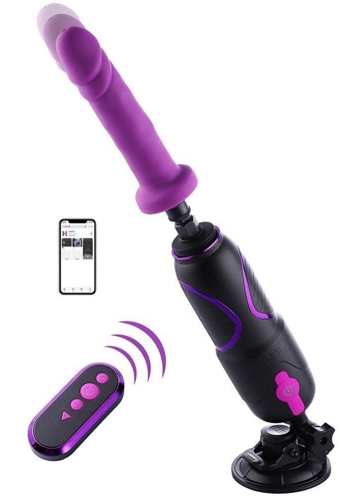 Hismith Telefon Uyumlu ve Kumandalı Vantuzlu Güçlü Sex Makinesi