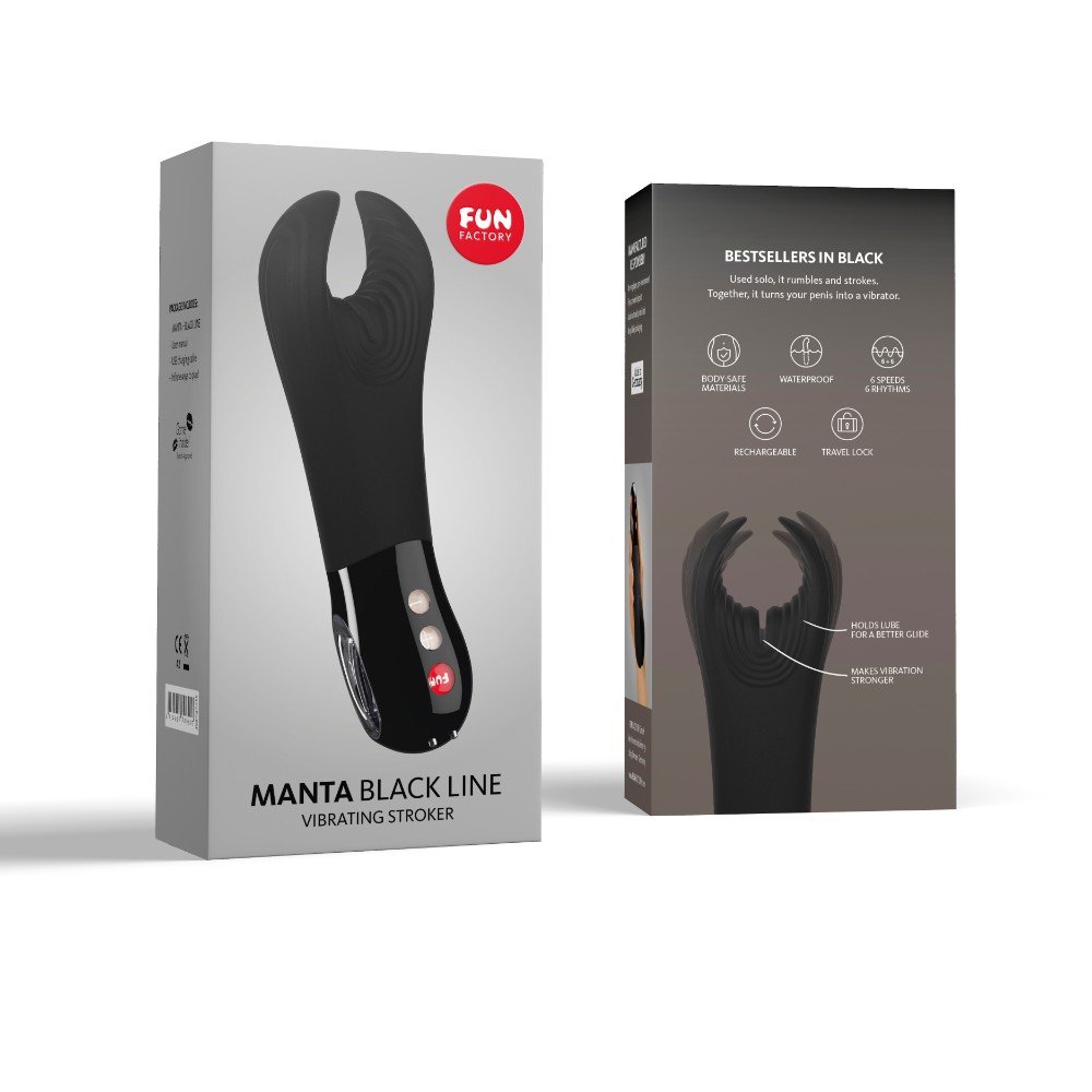 Fun Factory Manta Titreşimli Stroker ve Masaj Vibratörü Made İn Germany	