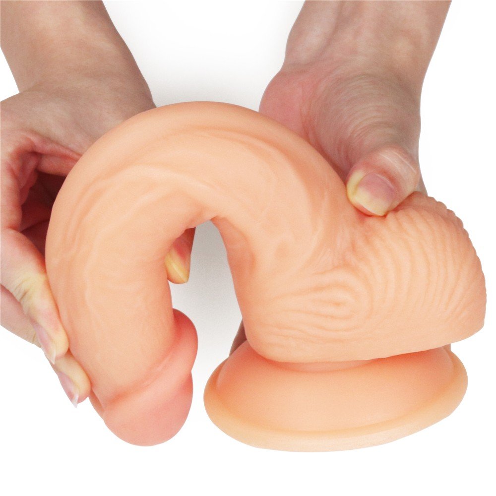 Love Toy Ultra Yumuşak Yeni Nesil Özel Yumuşak Dokulu 20 Cm Realistik Penis-1088