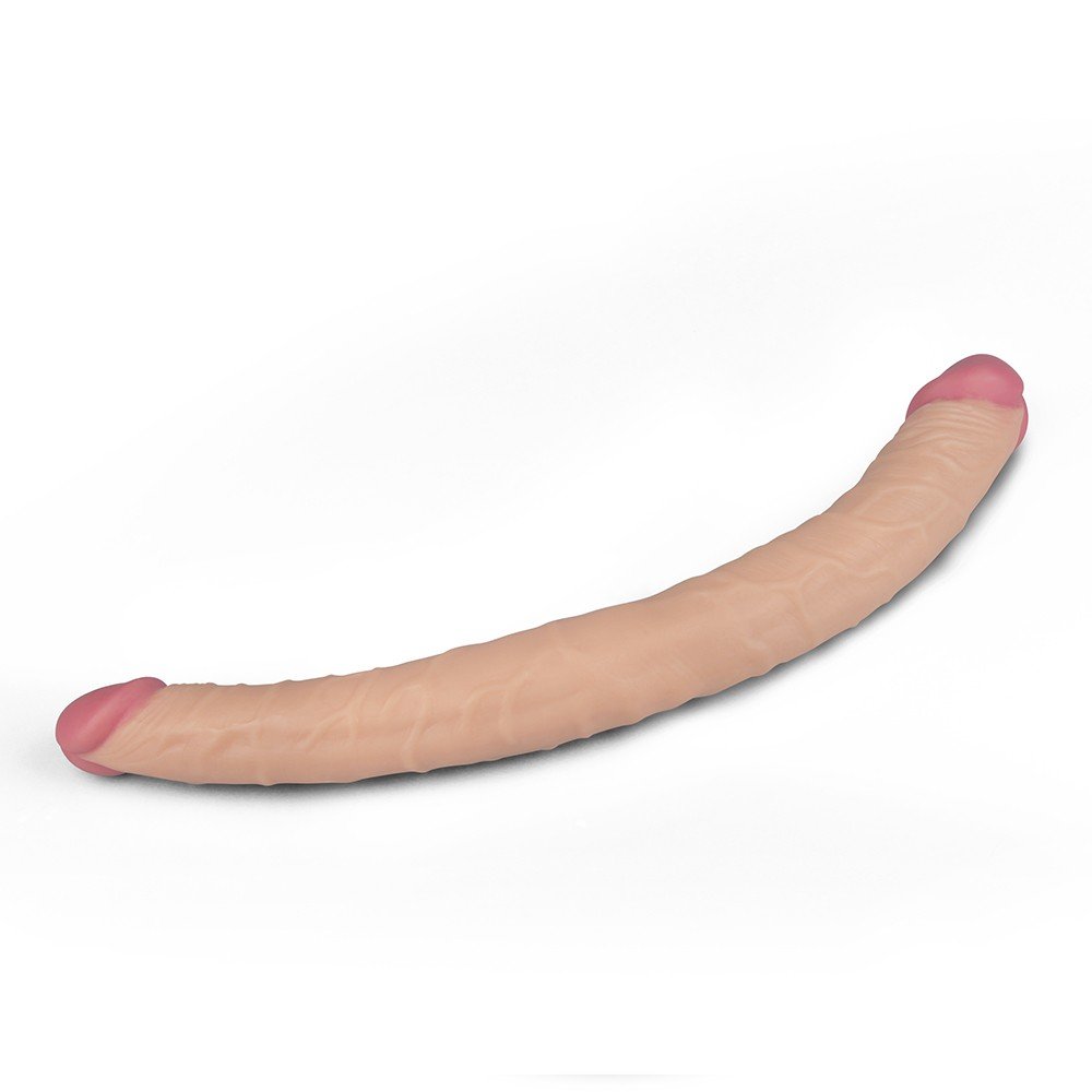 Lovetoy Dev Boyutlu 37 Cm Ultra Soft Çift Başlı Realistik Penis-2214