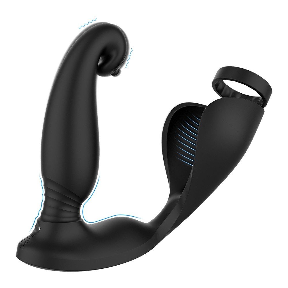 Raptor 9 Modlu Titreşimli Şarjlı Prostat Vibratör & Penis Halkası