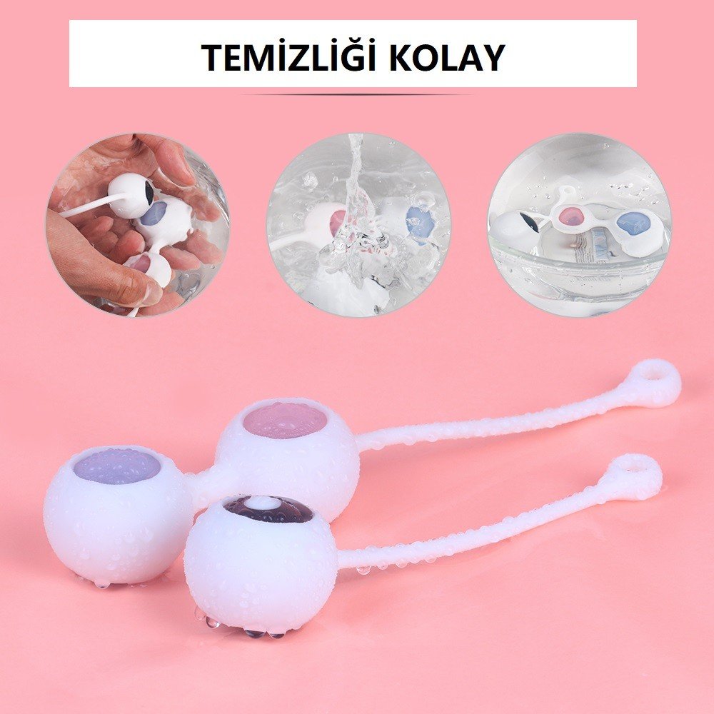 Freezer 9 Modlu Titreşimli Kumandalı Şarjlı Su Geçirmez Kegel Egzersiz Seti