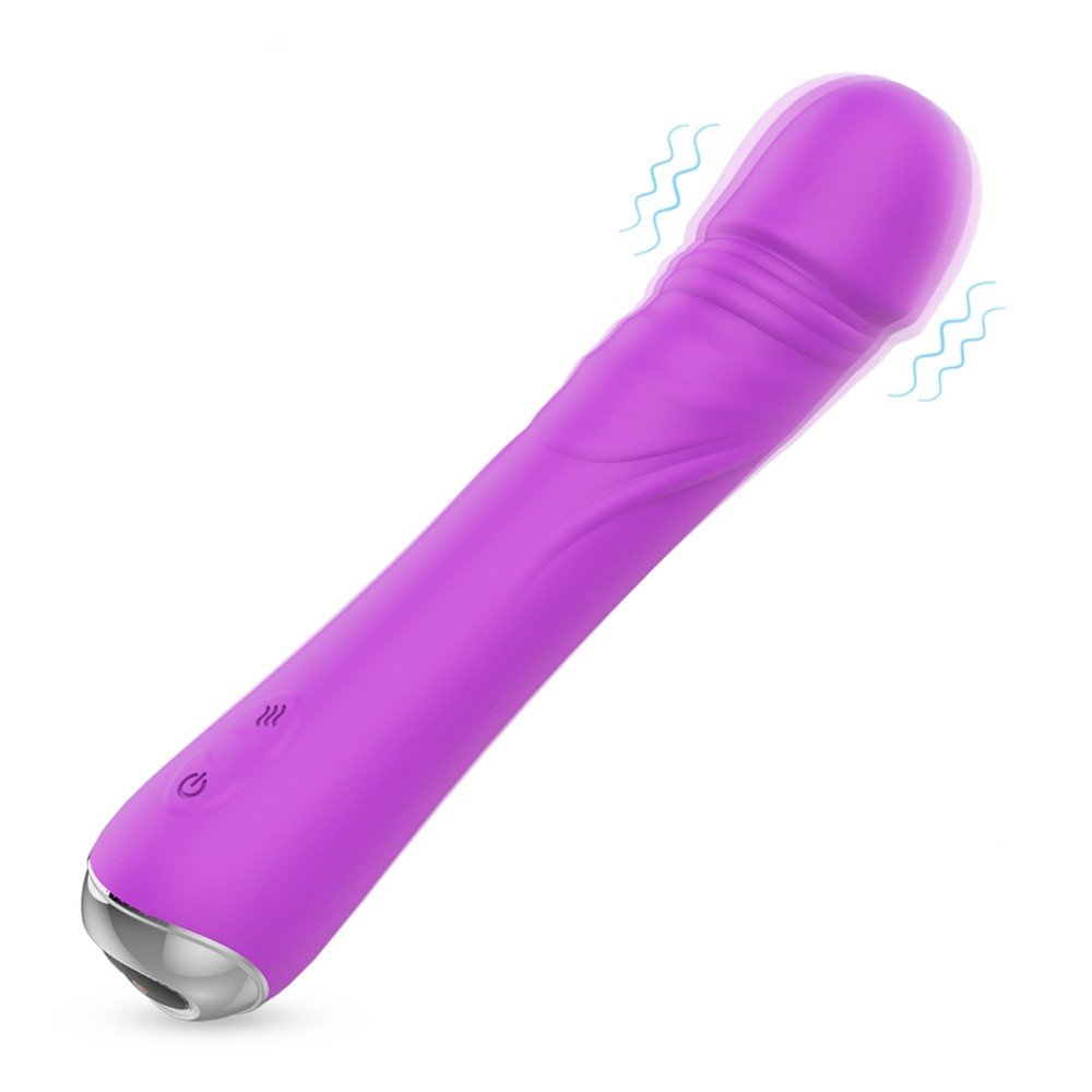 Forever Young Pembe 9 Modlu Titreşimli Isınabilen G-Bölgesi Uyarıcı Vibratör Dildo