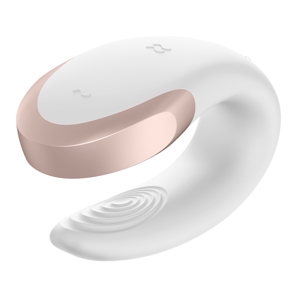 Satisfyer Double Love White Telefon Kontrollü Çiftlere Özel Vibratör