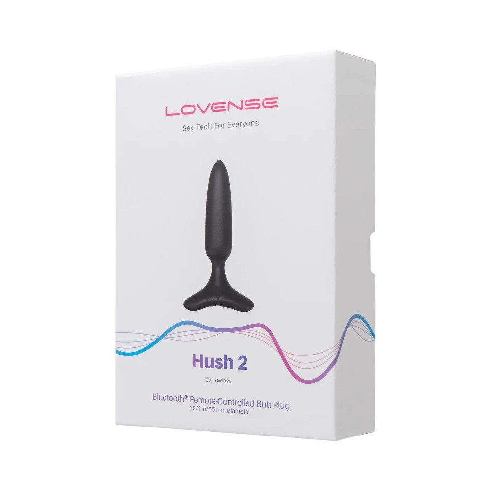 Lovense Hush 2 Akıllı Telefon Kontrollü 1 İnch Anal Plug