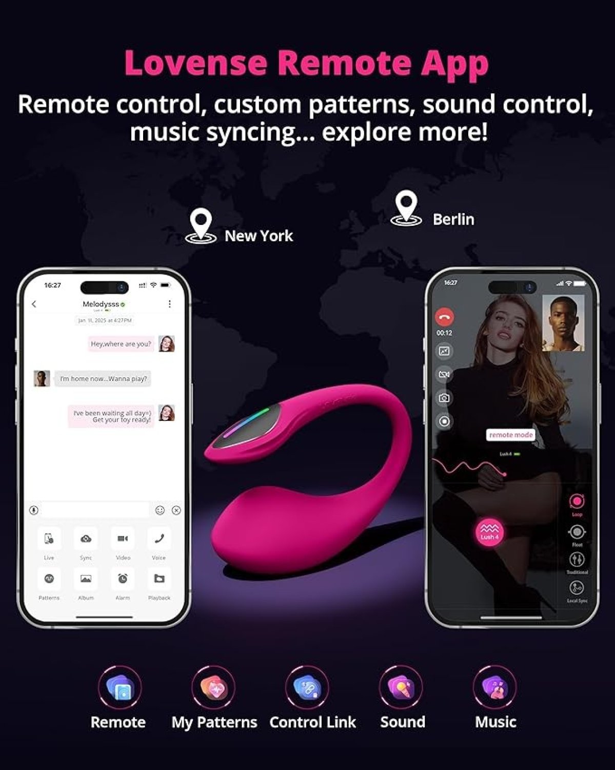 Lovense Lush 4 Telefon&Tablet Kontrol Vibratör