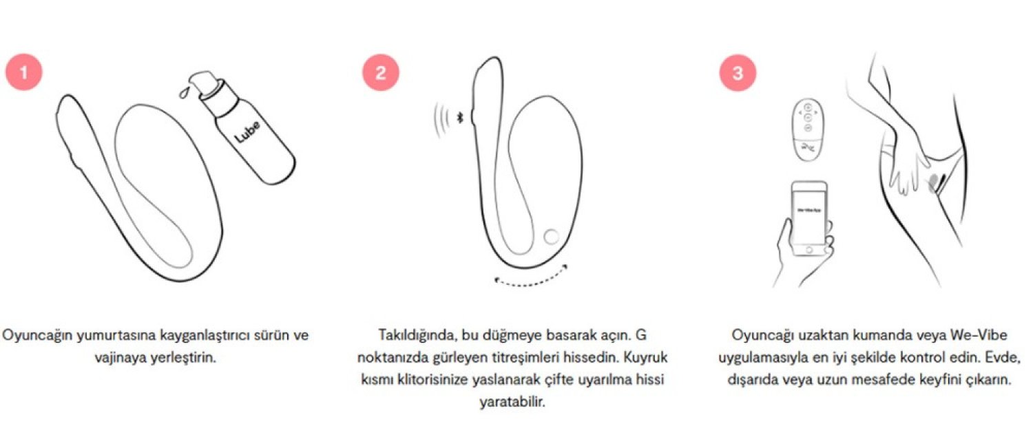 We-Vibe Jive 2 Telefon Kontrollü Giyilebilir Vibratör
