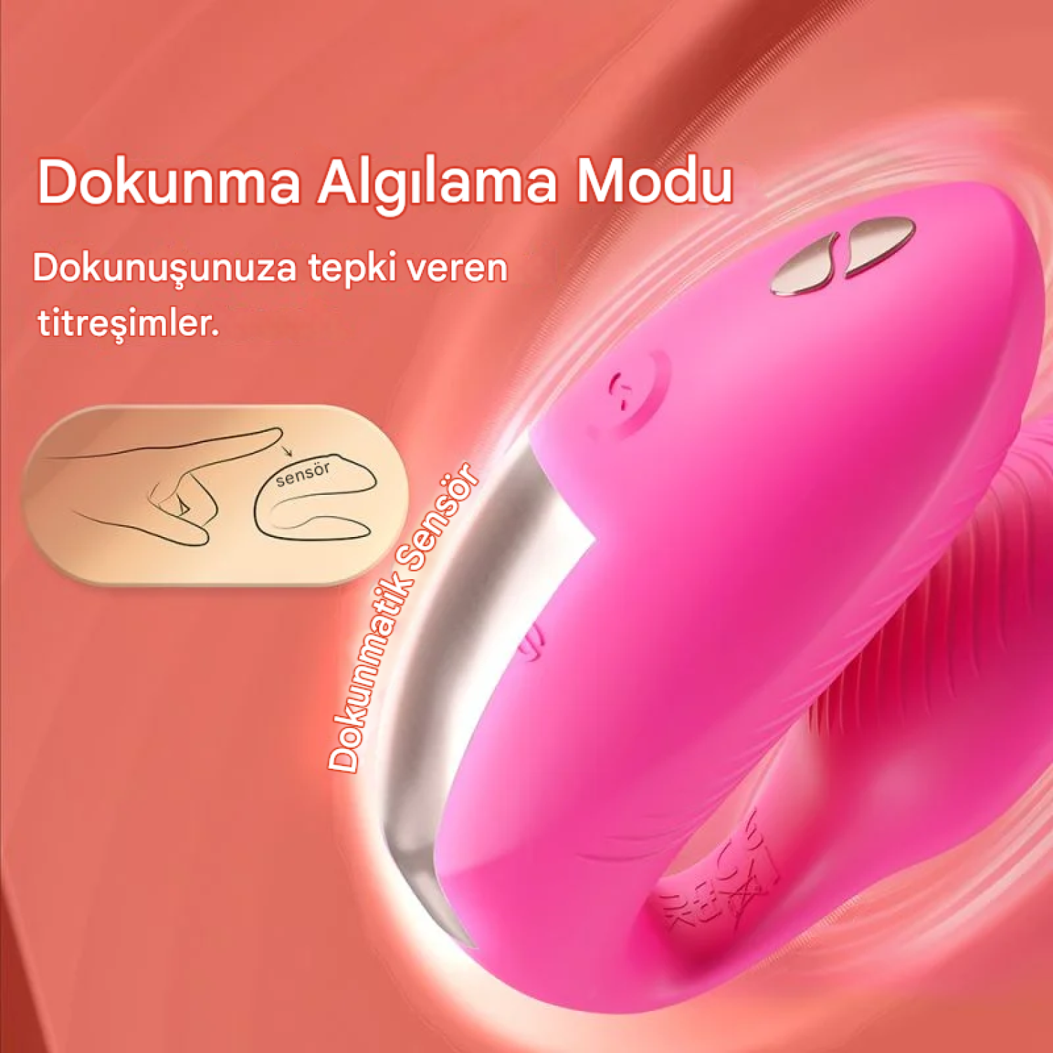 We-Vibe Chorus Pro Electric Pink Uygulama ve Uzaktan Kumandalı Çift Vibratörü