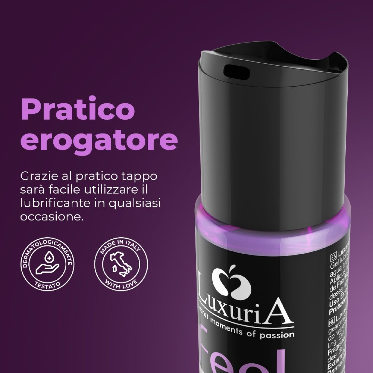 İntimateline Luxuria Feel Tutti Frutti 60 ml Kayganlaştırıcı Jel