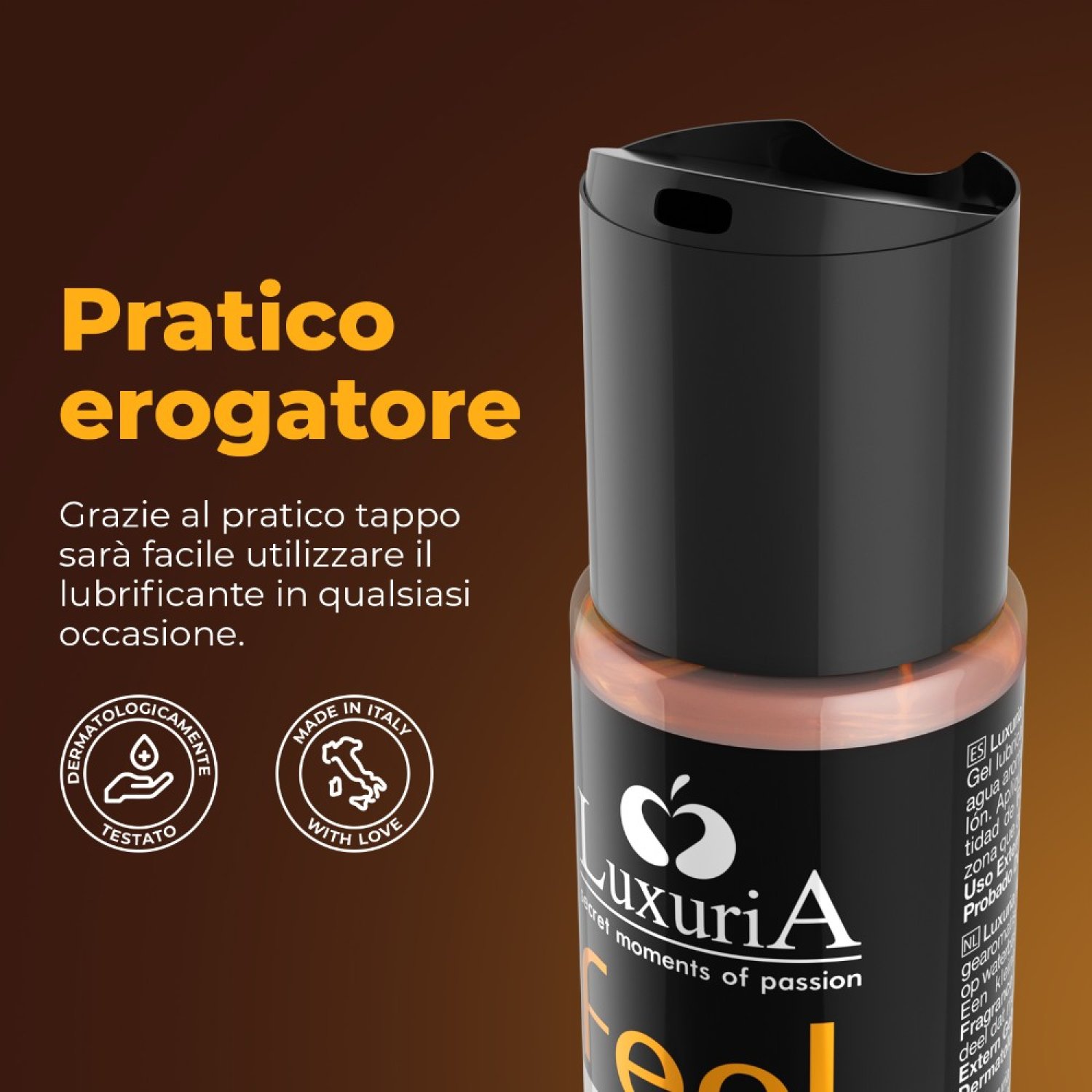 İntimateline Luxuria Feel Coconut&Melone Aromalı 60 ml Kayganlaştırıcı Jel