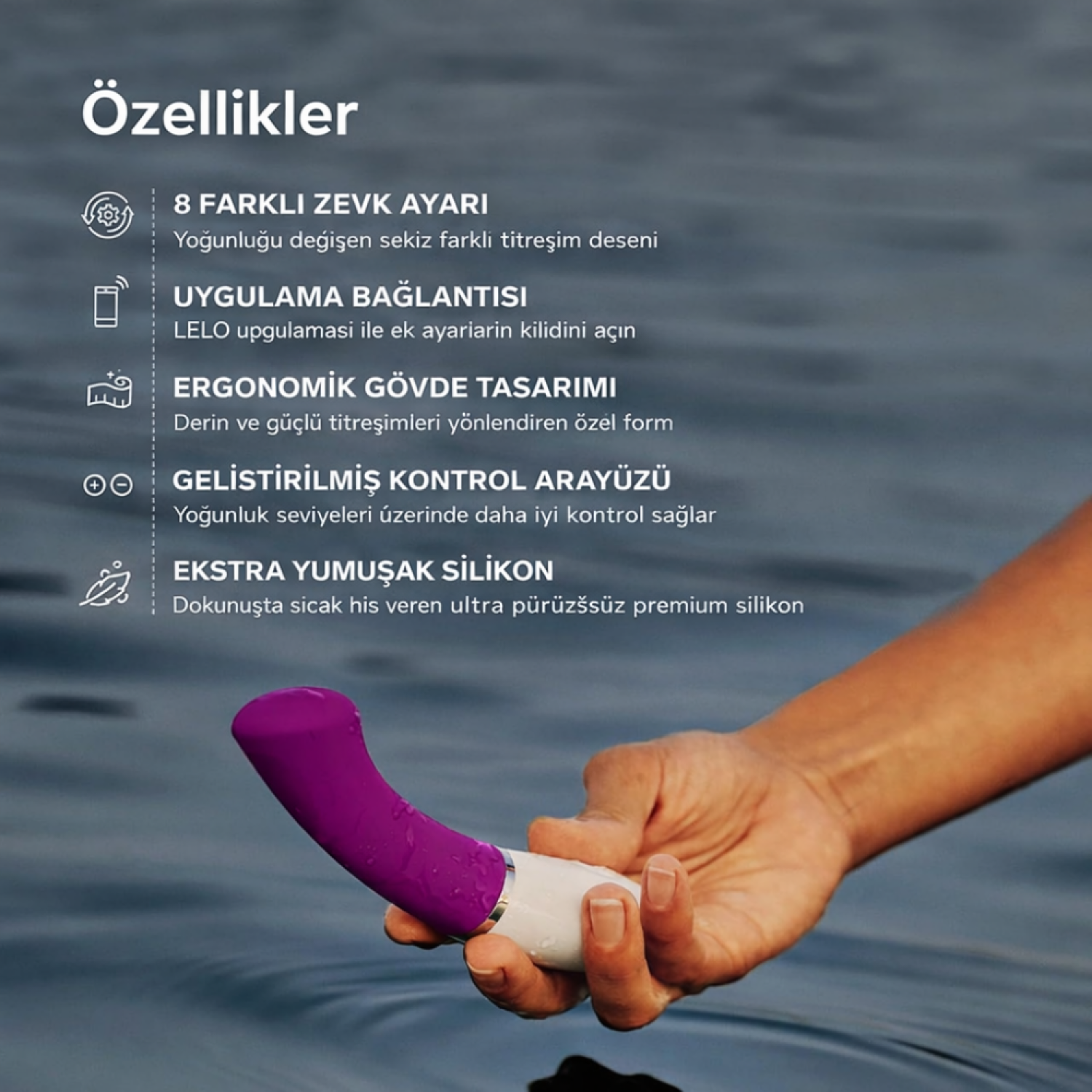 Lelo Gigi 3 Telefon Kontrollü Deep Rose G Bölgesi Uyarıcı Vibratör