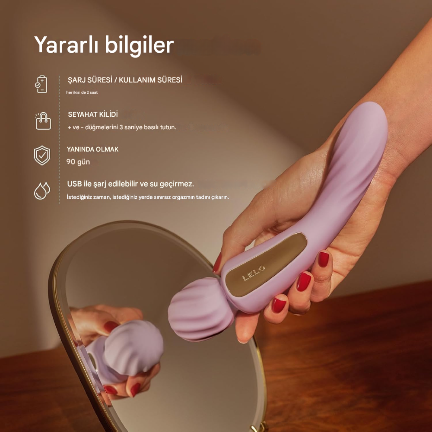 LELO Switch Soft Pink Masaj Vibratör