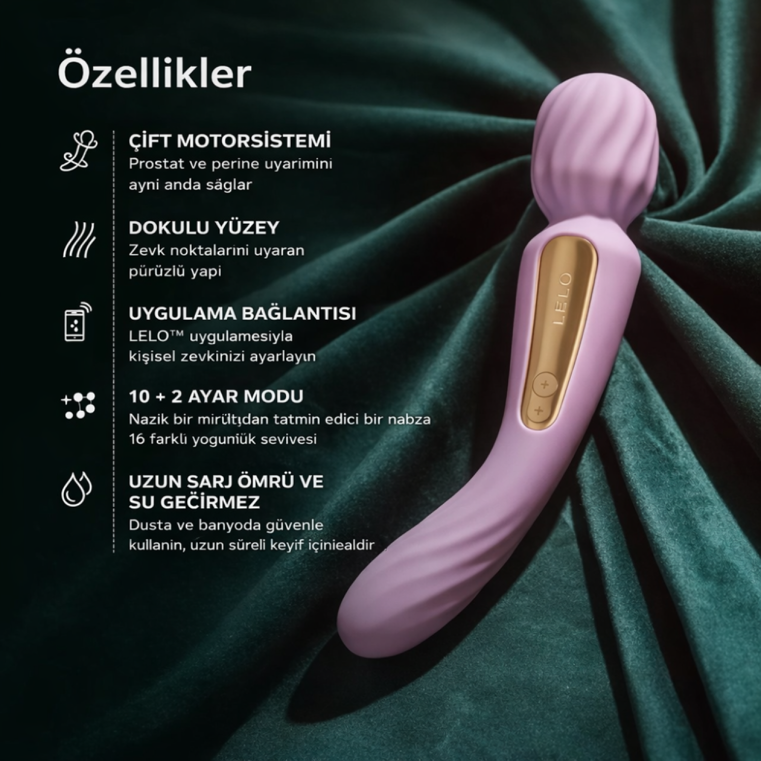 LELO Switch Lilac Masaj Vibratör