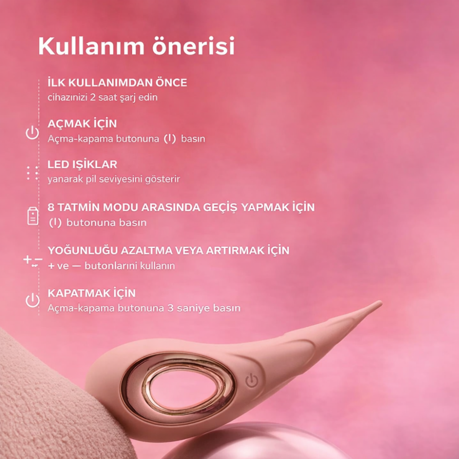 Lelo Dot Cruise Pistachio Cream Premium Hareketli Mini Vibratör