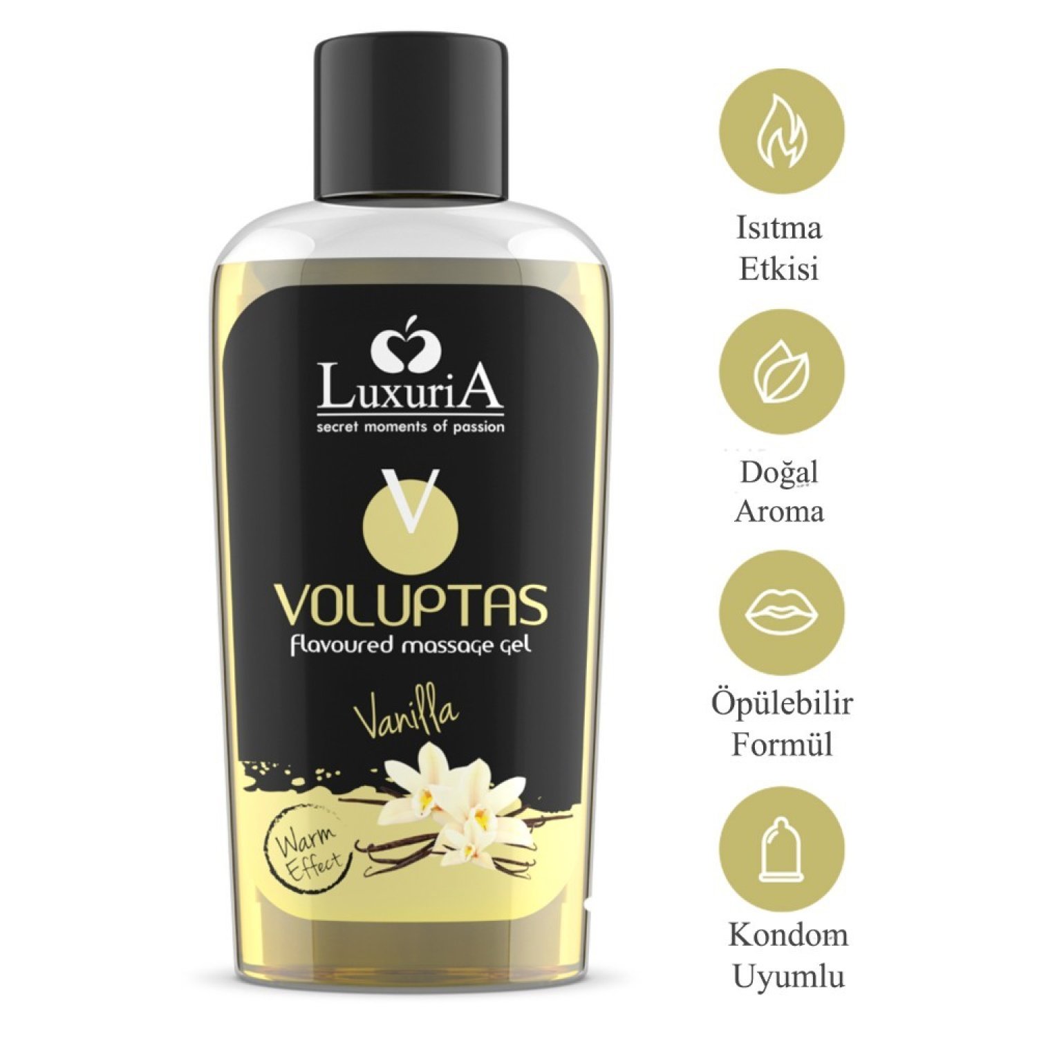 İntimateline Voluptas 4’lü Doğal Aromalı Isıtıcı Masaj Jeli Seti