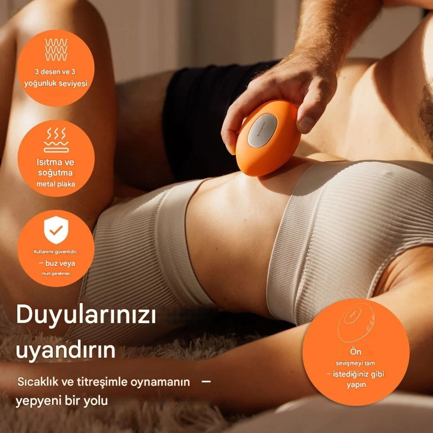 We-Vibe Temp Tangerine Isı Duyarlı Mini Vibratör	