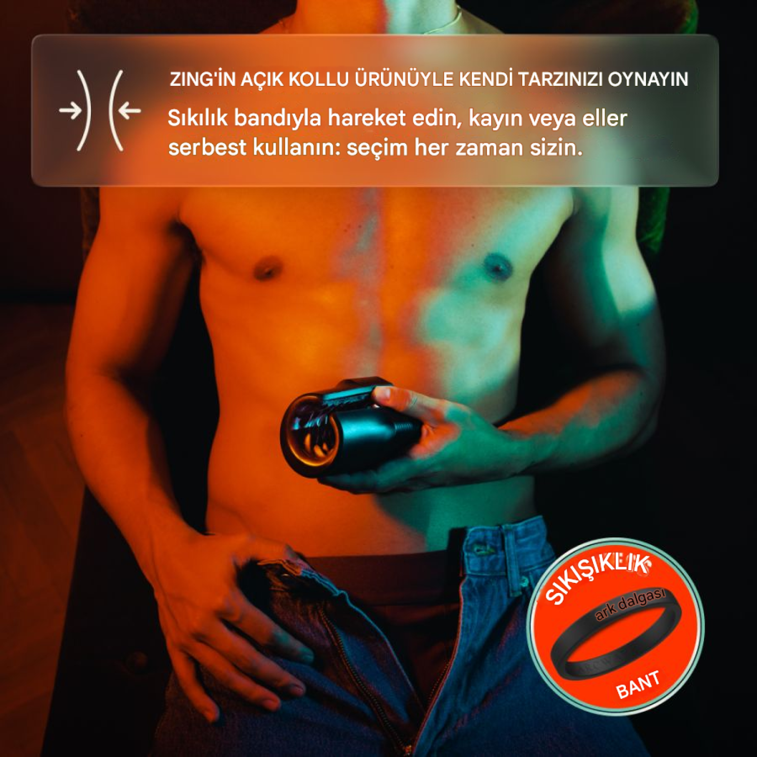 Arcwave Zing Siyah Güçlü Titreşimli Otomatik Mastürbatör