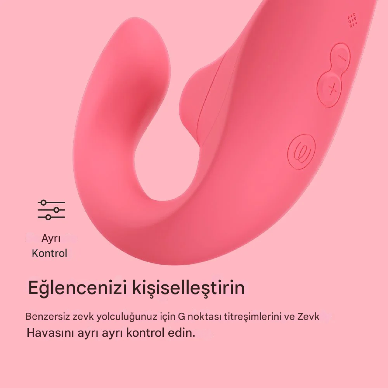 Womanizer Blend Rose Air Pleasure G-Noktası ve Klitoral Rabbit Vibratör ​
