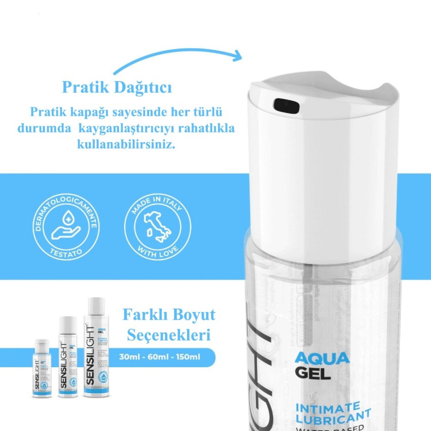 İntimateline Sensilight Aqua 60 ml Kayganlaştırıcı Jel 